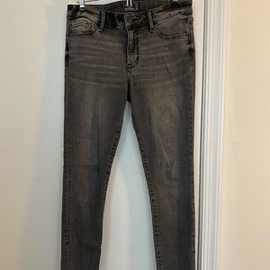 Dark gray skinny jeans